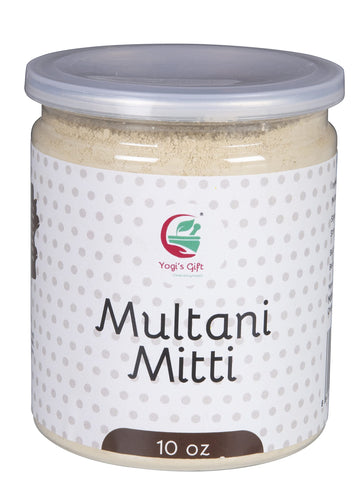 YOGI’S GIFT Polvo Multani Mitti para limpieza facial suave y exfoliación