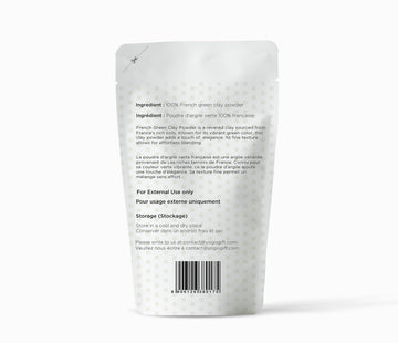 YOGI’S GIFT pasta de arcilla verde francesa para mascarilla facial