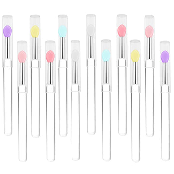 Yoizyfree brocha labios silicona reutilizable para aplicación suave e higienica