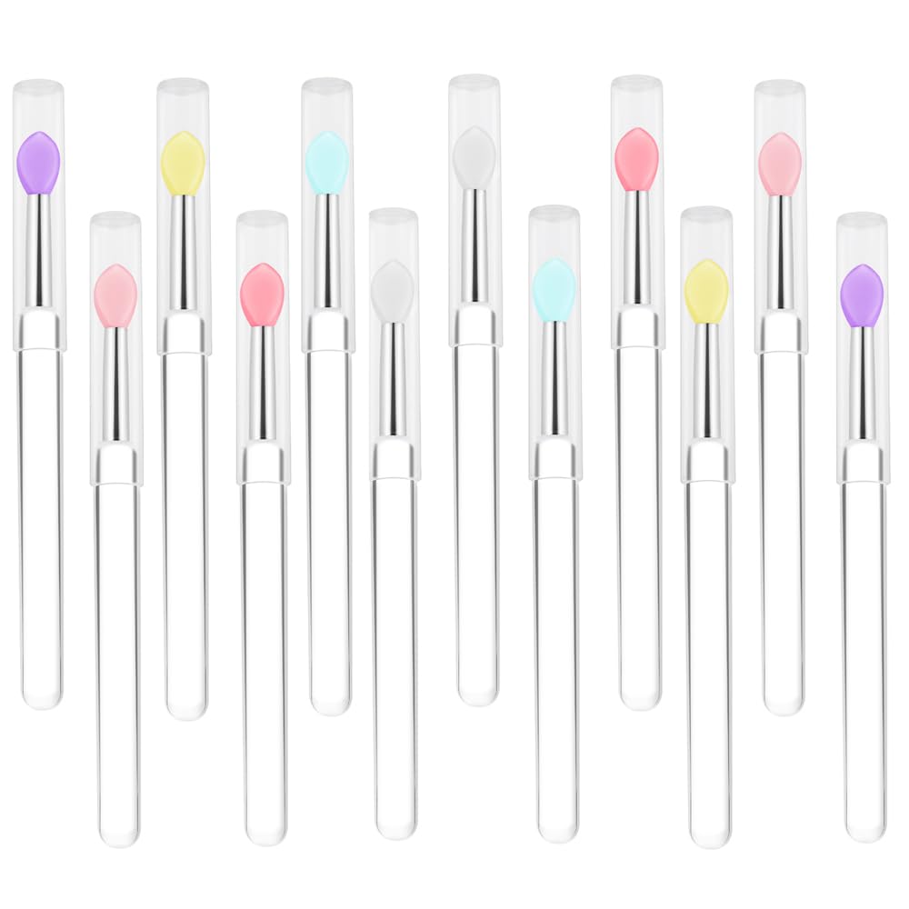 Yoizyfree brocha labios silicona reutilizable para aplicación suave e higienica