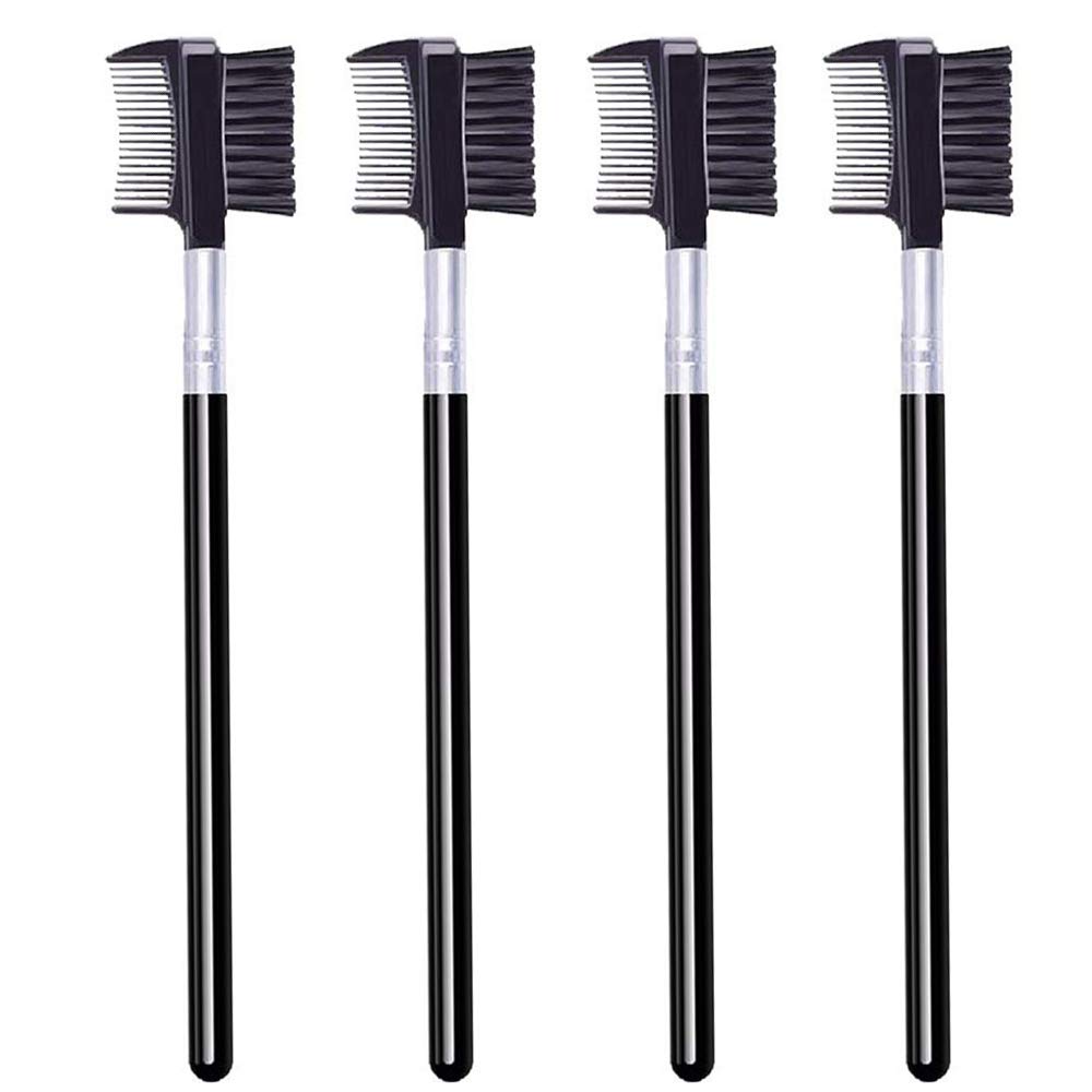 Yoizyfree cepillo espiral compacto para cejas y pestañas, ideal para retoques rápidos.