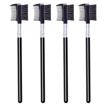 Yoizyfree cepillo espiral compacto para cejas y pestañas, ideal para retoques rápidos.