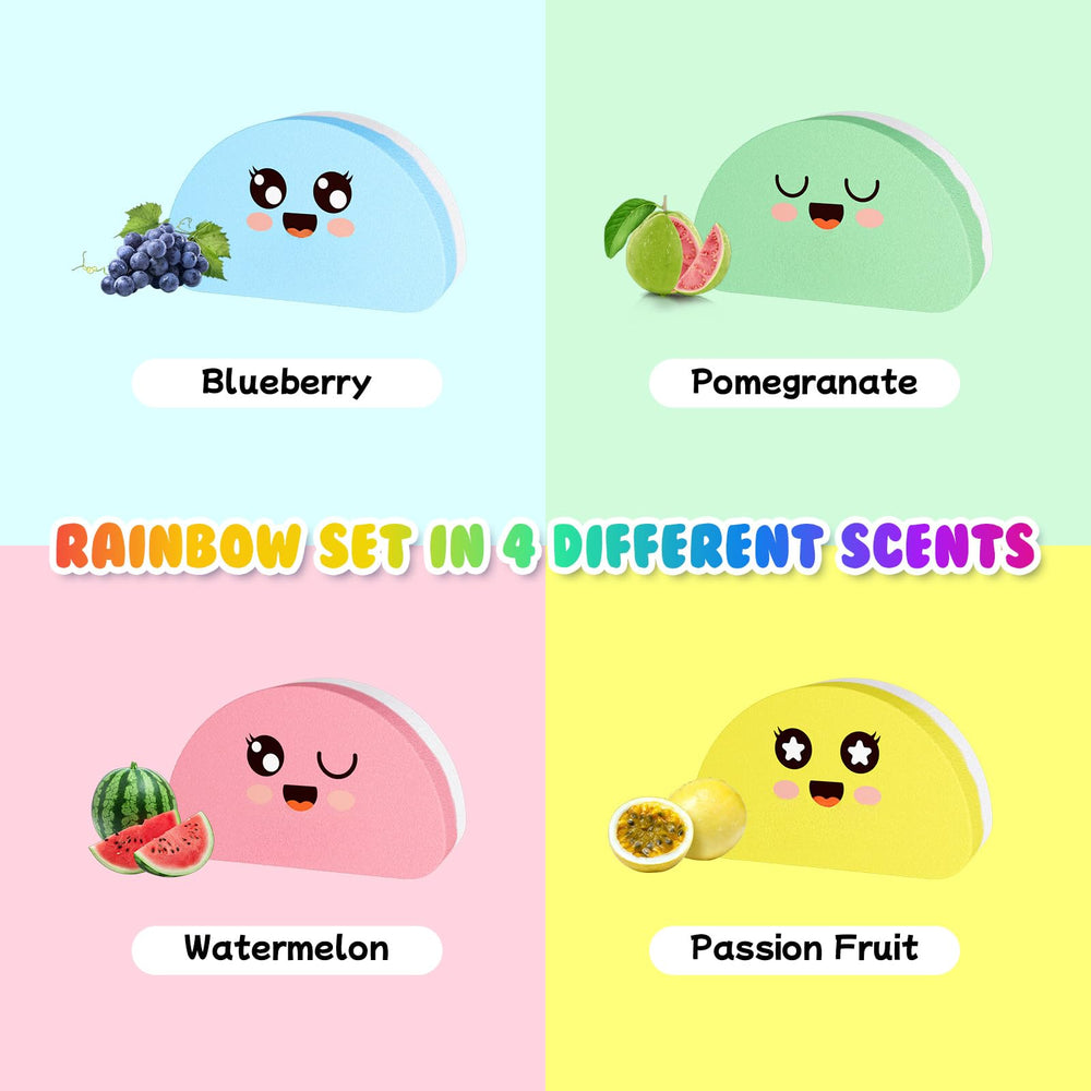 YOJFOJV patrones de frutas dibujados en las bolas para estimular la imaginacion.