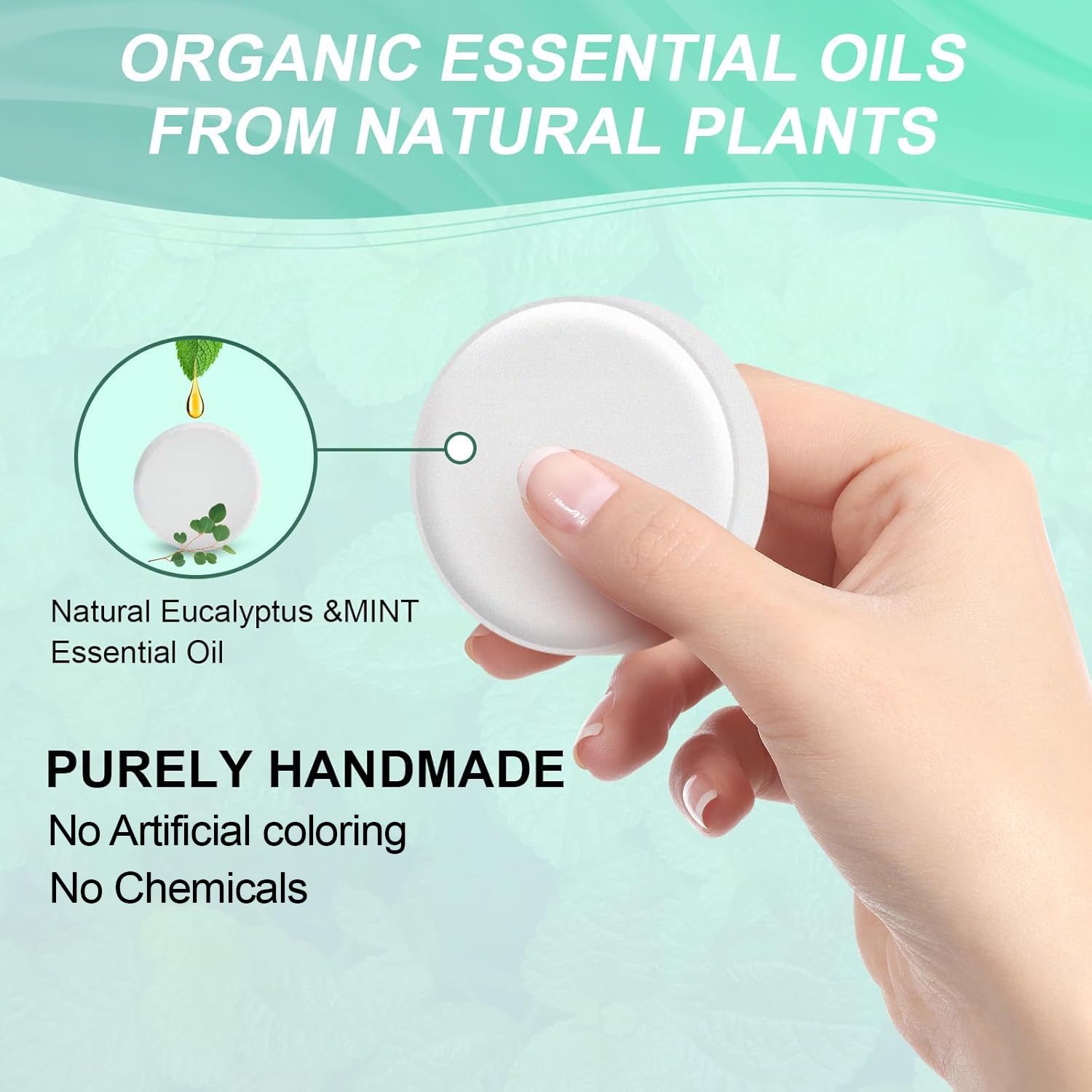 Detalla las pastillas aromáticas con mentol y eucalipto para ducha.