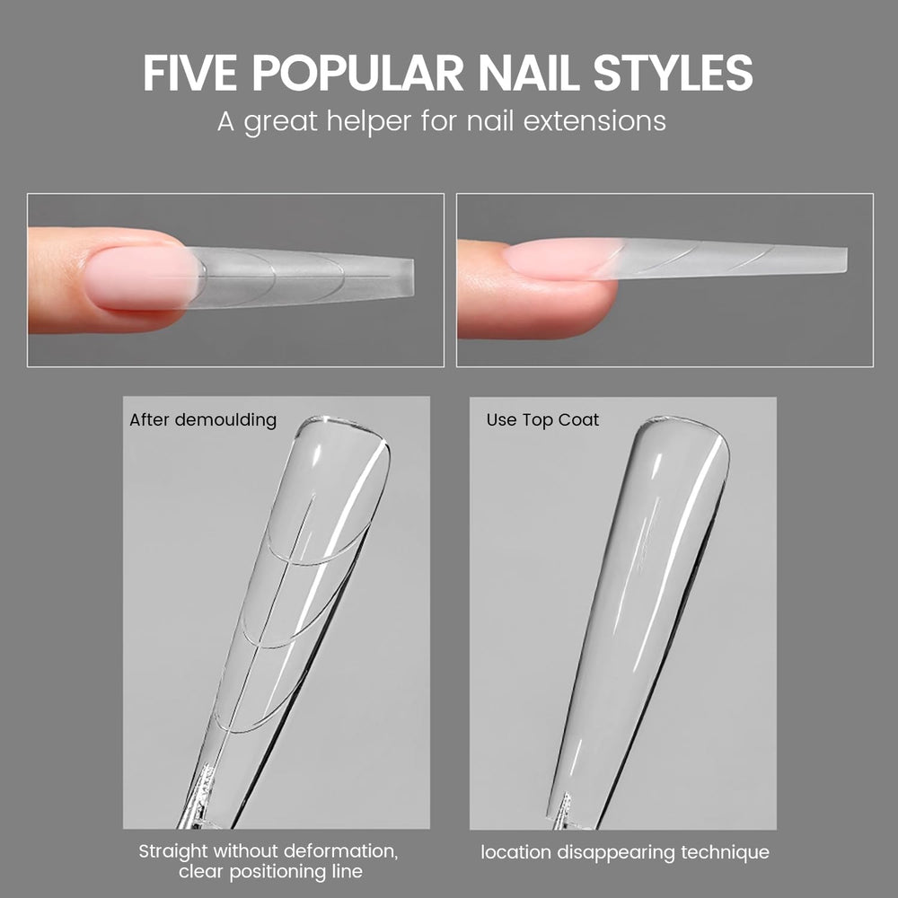 YOKE FELLOW: acabado cristal claro para uñas naturales.