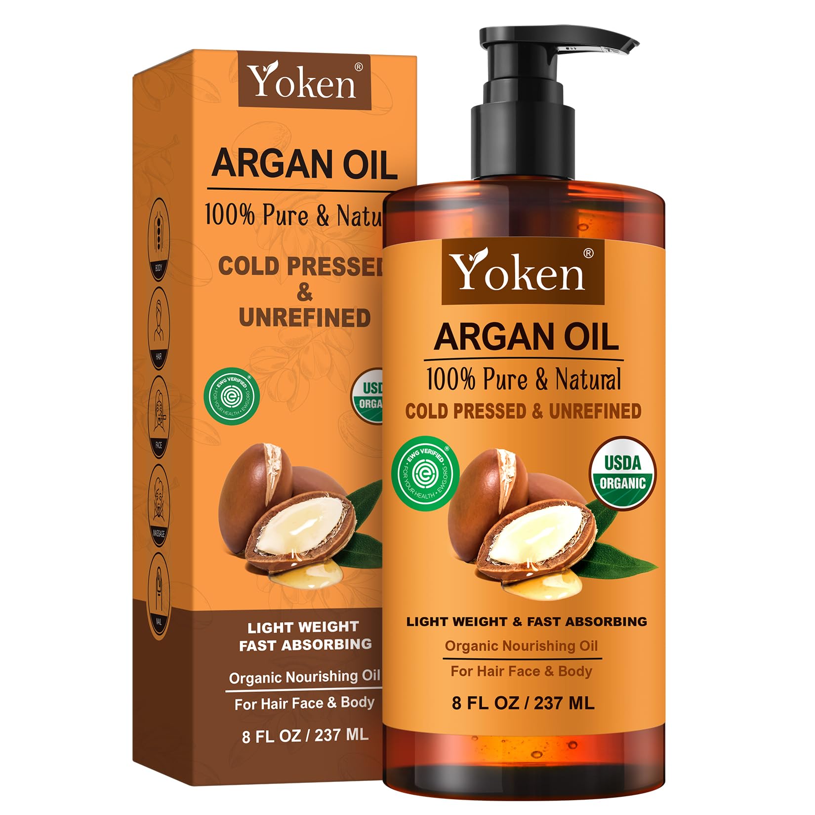 Yoken Aceite de Argán libre de crueldad, ética y sostenible