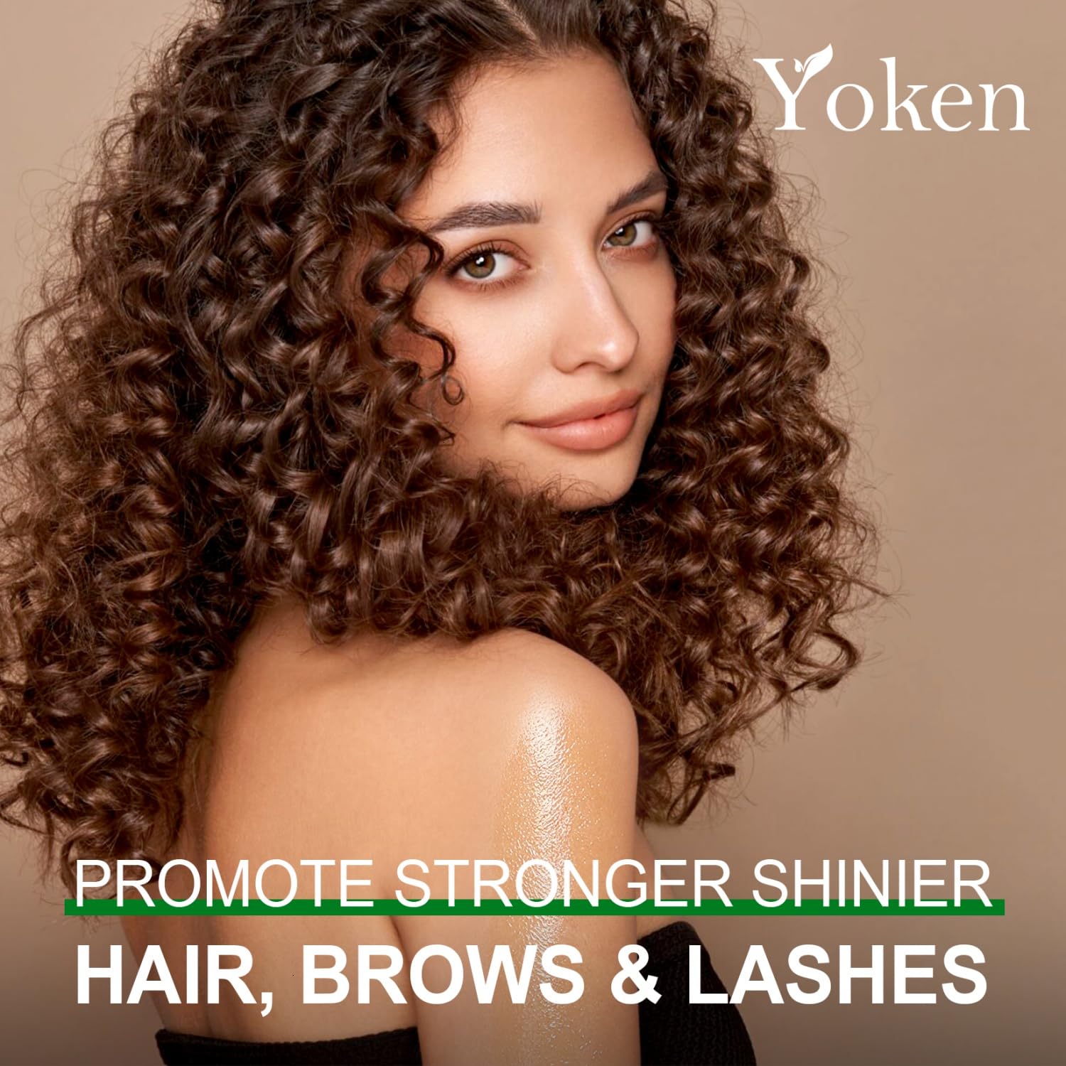 Cabello brillante y nutrido con aceite de Ricino Yoken