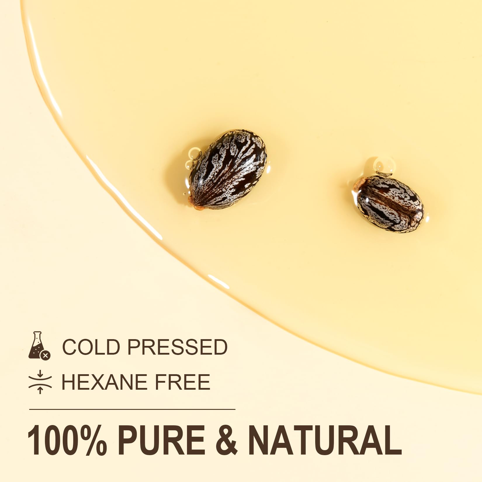 Yoken aceite de ricino para piel, hidratación profunda sin irritaciones.