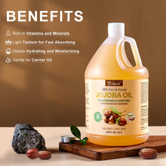 Yoken Aceite de Jojoba: envase libre de BPA y ftalatos.