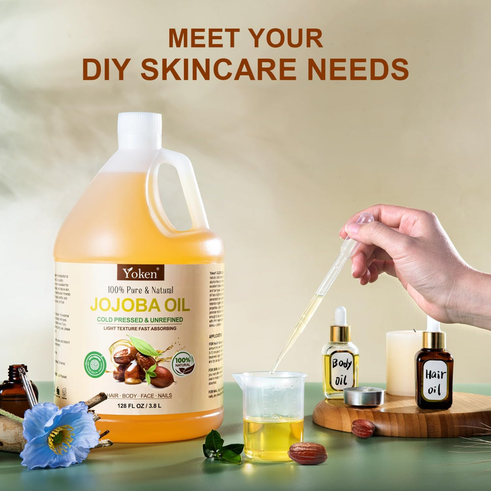 Yoken Aceite de Jojoba como base para diluir aceites esenciales.