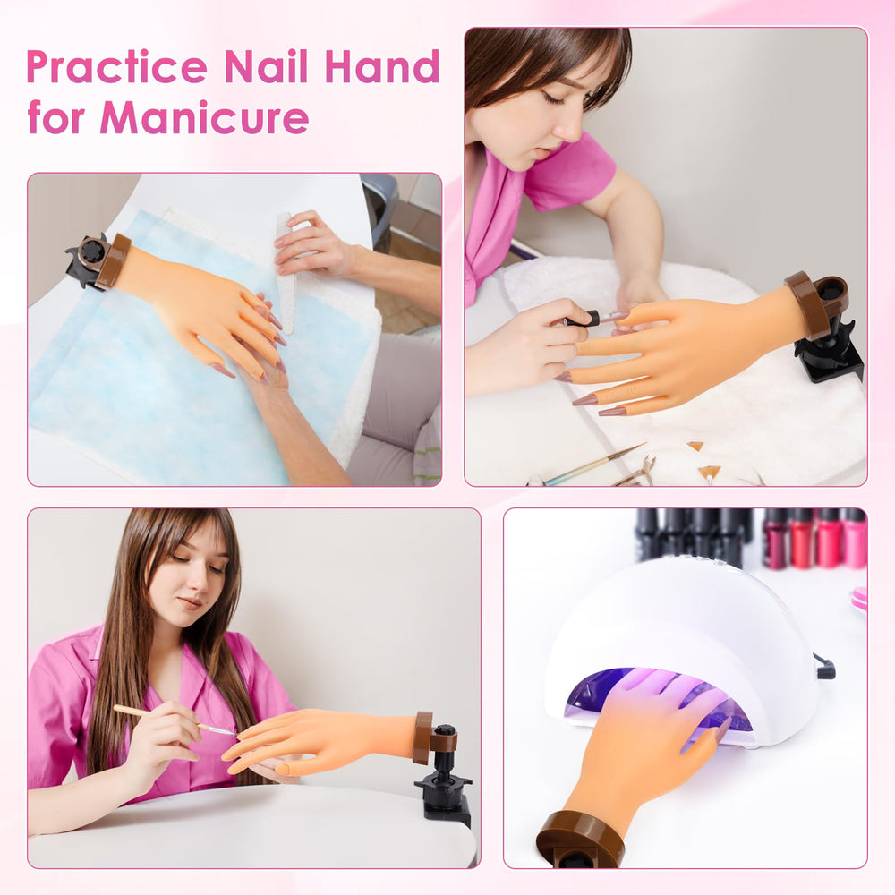 Yokilly accesorios para práctica de uñas en casa, ideal para técnicas.