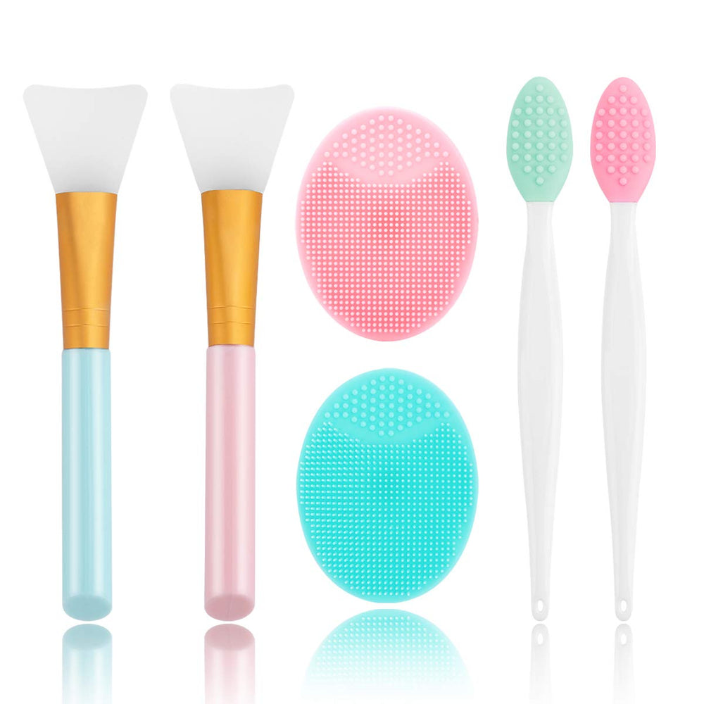 Kit Yokilly: cepillos de silicona para limpieza facial, limpieza suave y rápida.