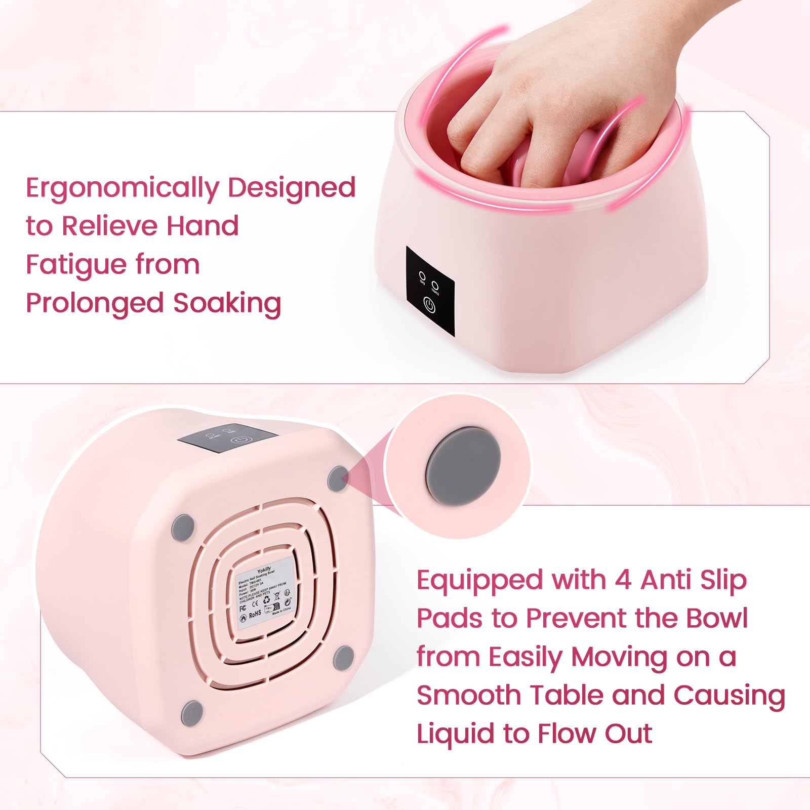 Yokilly kit de 10 piezas para remover uñas en casa.