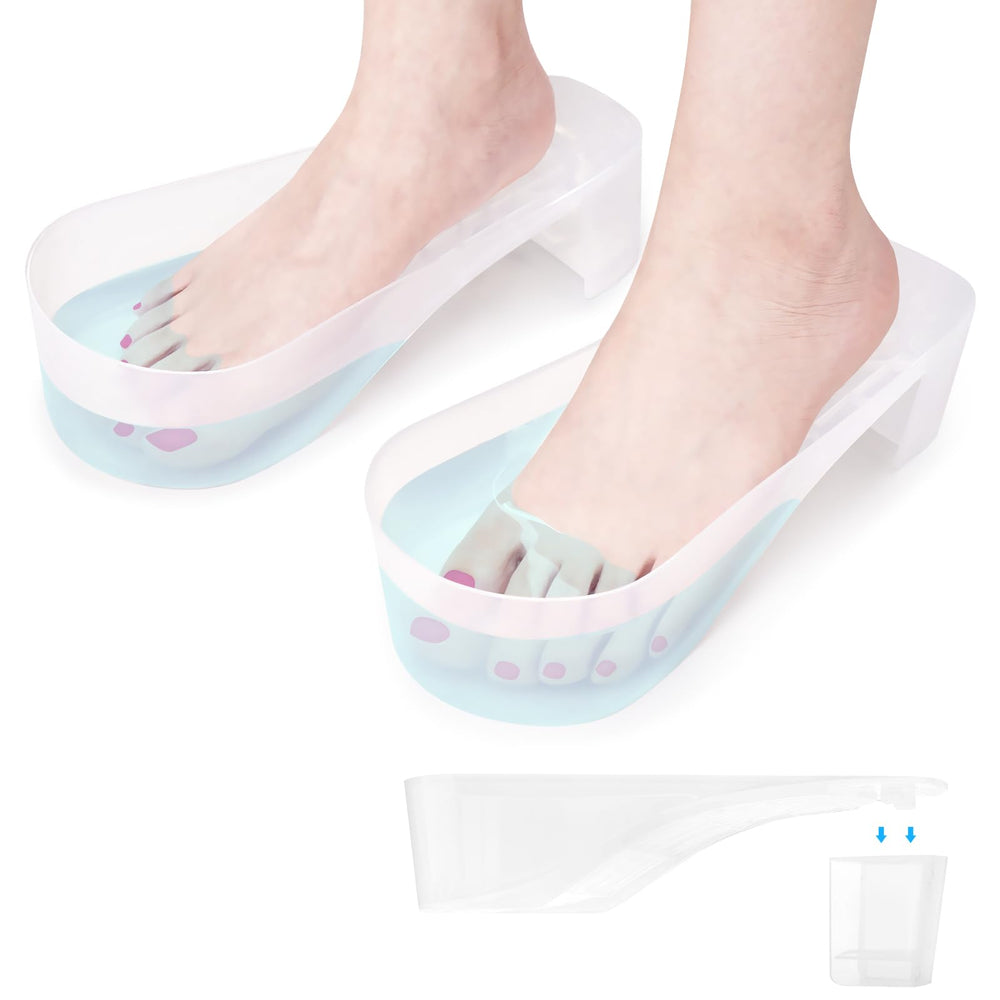 Tazón Yokilly para uñas de los pies, vista general de dos piezas