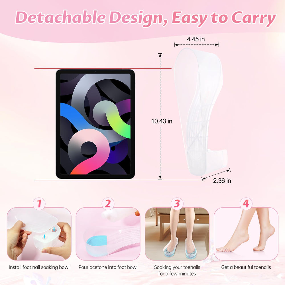 Ideal para amantes de la pedicura y cuidado de uñas