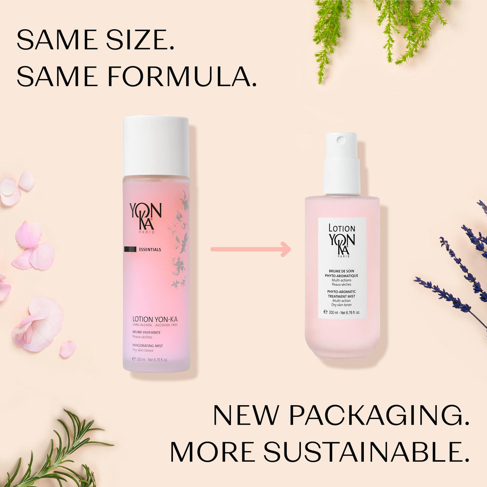 Envase eco-diseño ligero de Yon-Ka PS, reducción de material y plástico.