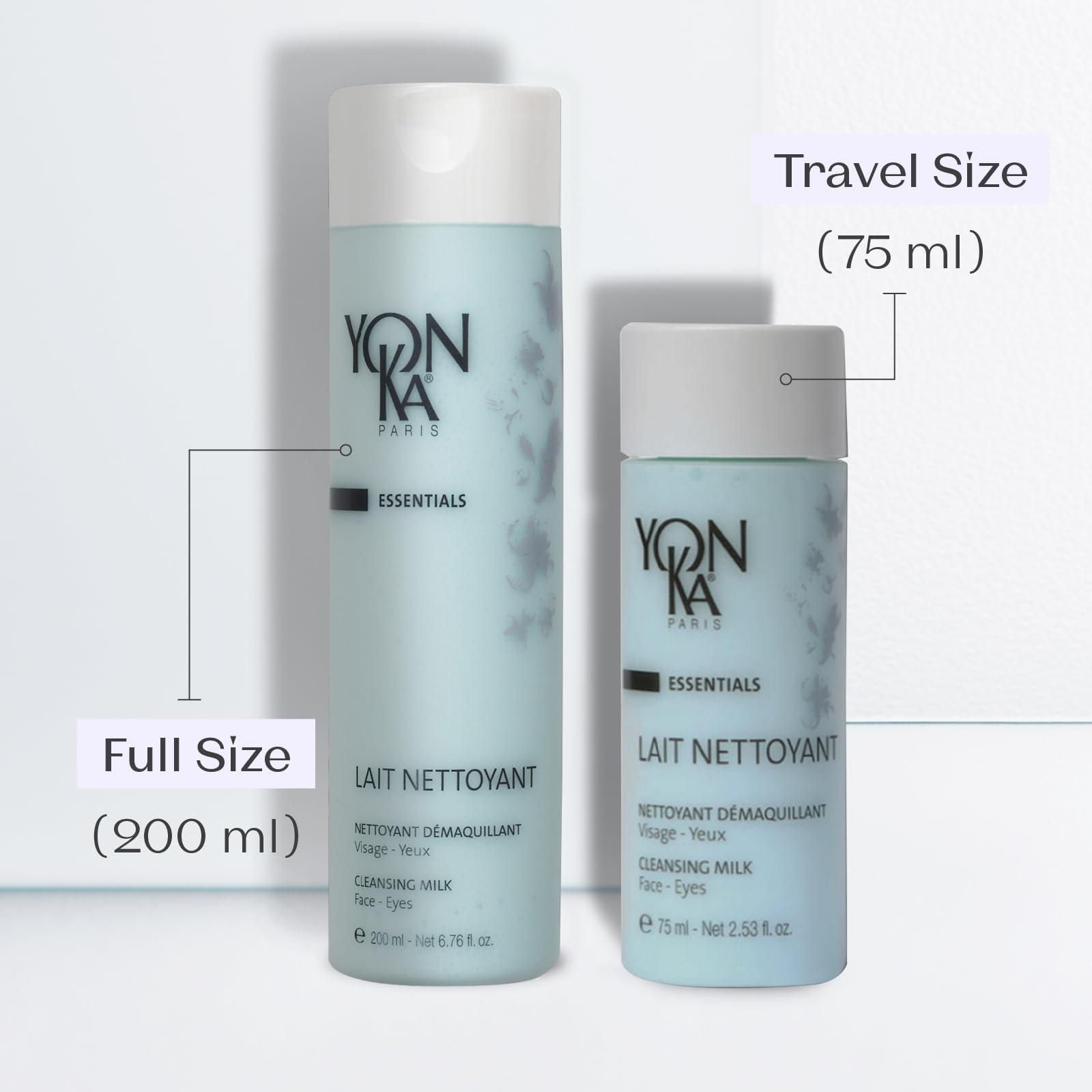 Desmaquillado suave de ojos y labios con Yon-Ka Lait Nettoyant