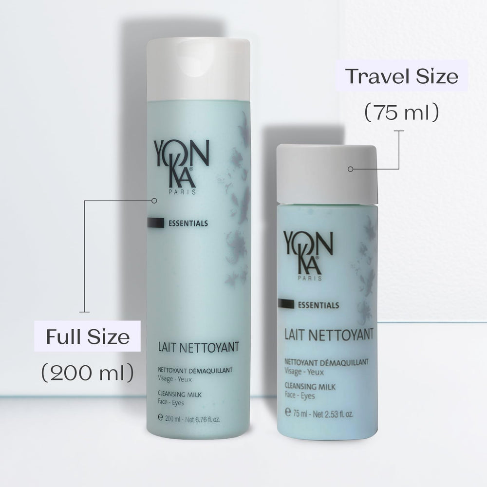 Desmaquillado suave de ojos y labios con Yon-Ka Lait Nettoyant