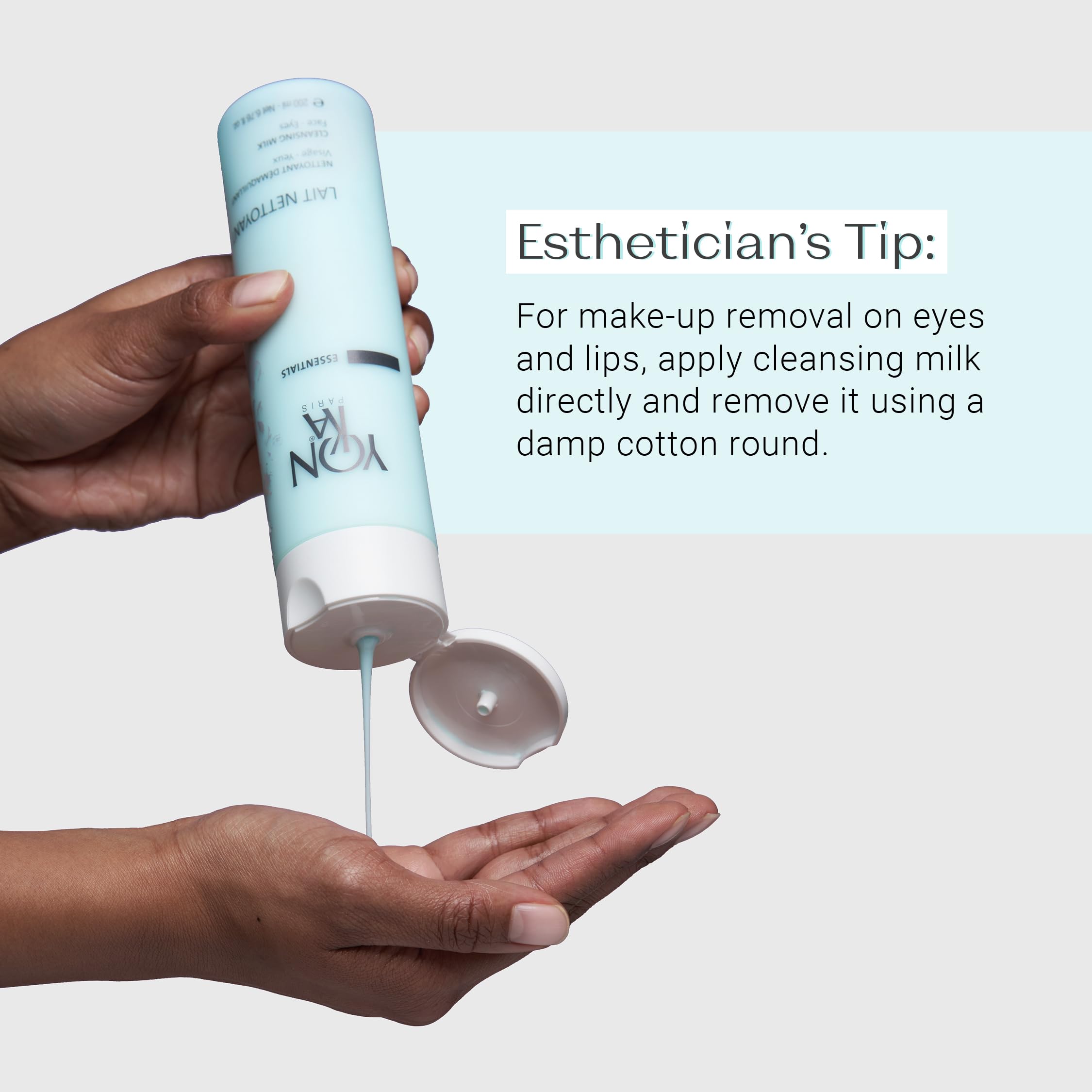 Yon-Ka Lait Nettoyant, alga marrón e ingredientes botánicos para cuidado.