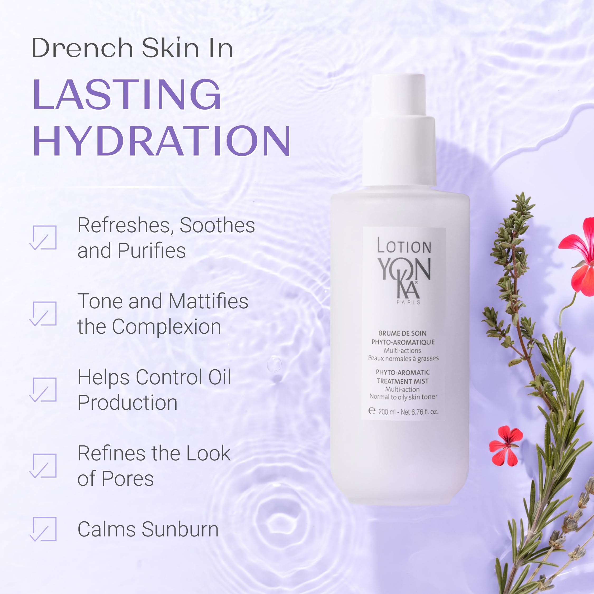 Yonka PNG Toner: brume-visage-applique pour un coup de frais quotidien
