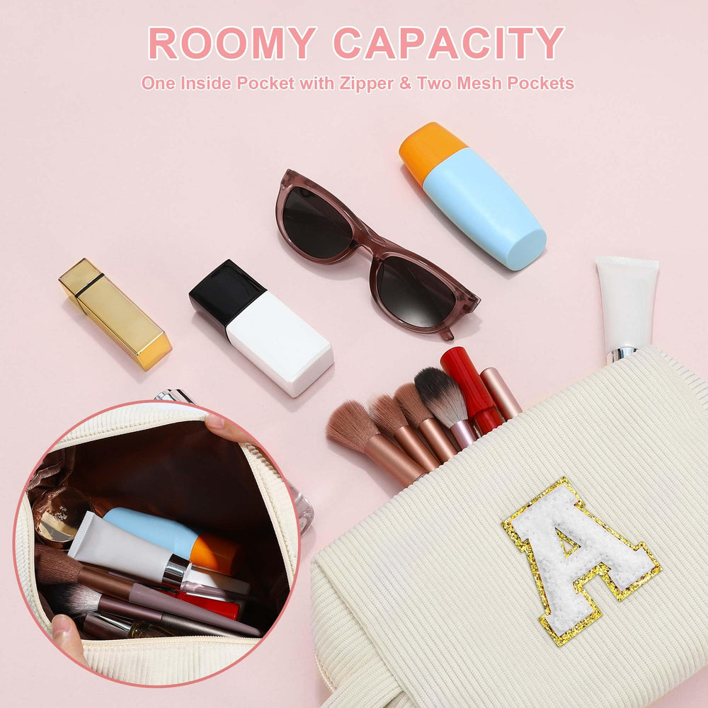 YOOLIFE bolso maquillaje con asa, ideal para viajes.