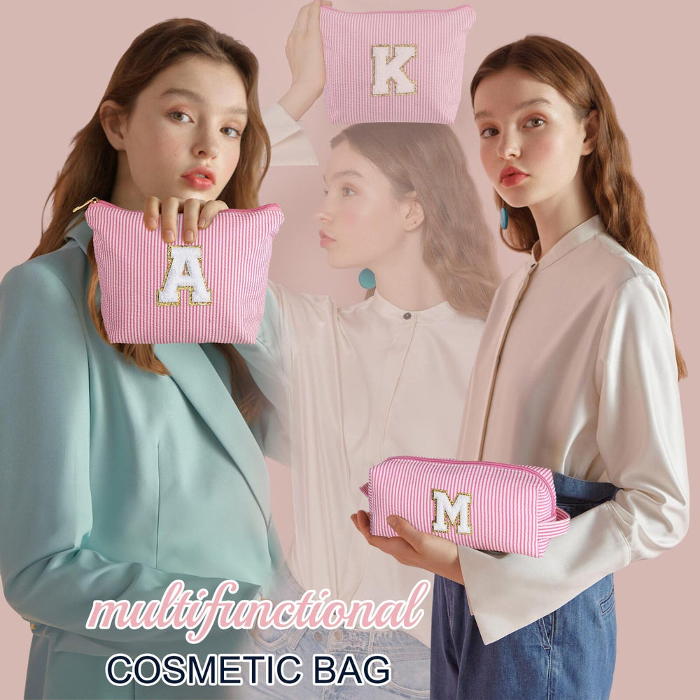 Detalle de chenilla y aplique inicial en YOOLIFE para regalo.