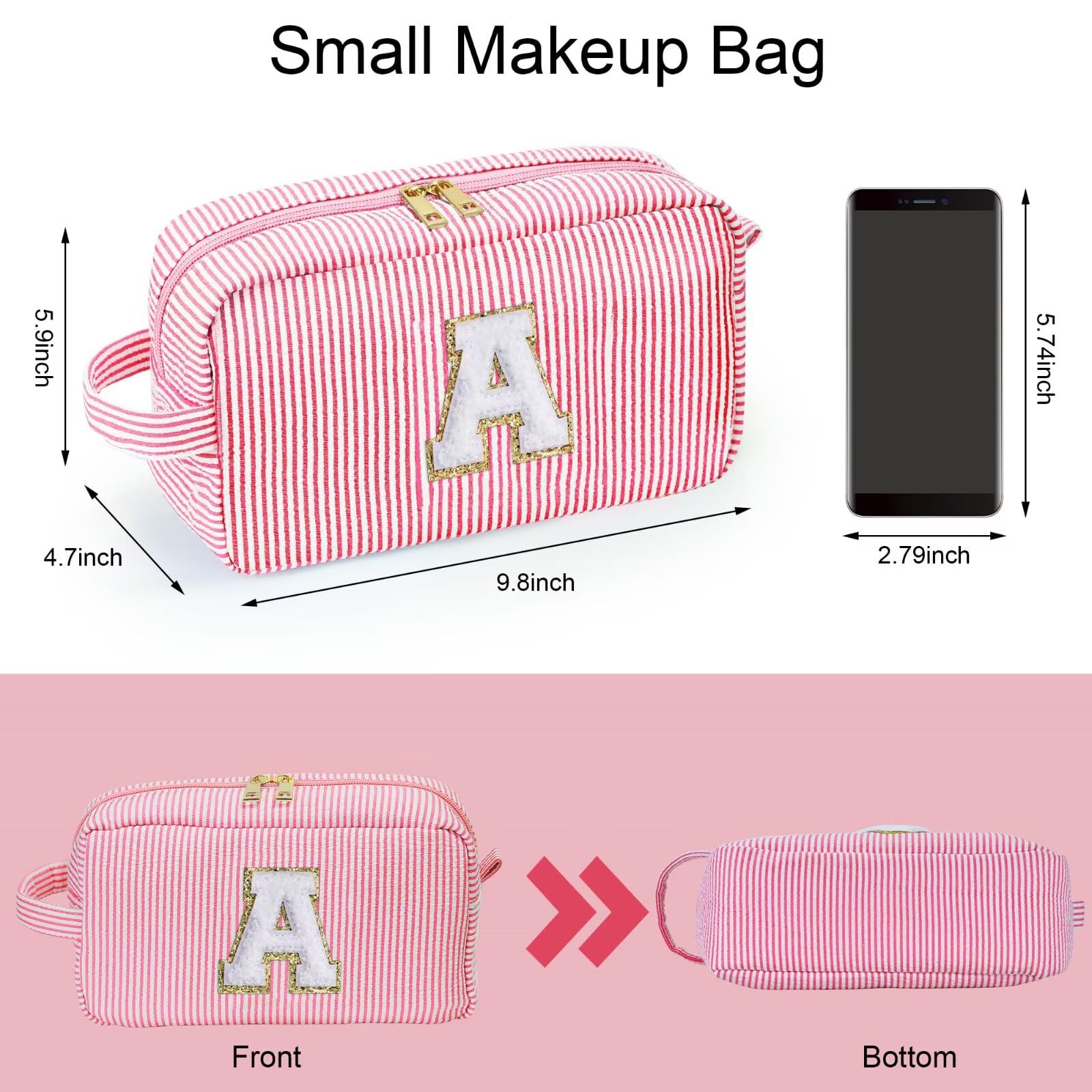 Bolsa YOOLIFE con múltiples compartimentos para organizar cosméticos.