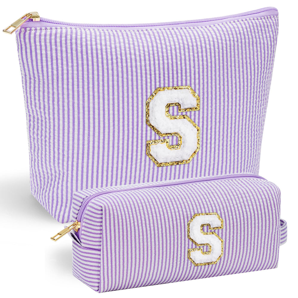 YOOLIFE estuche maquillaje monograma chenille, estilo único.