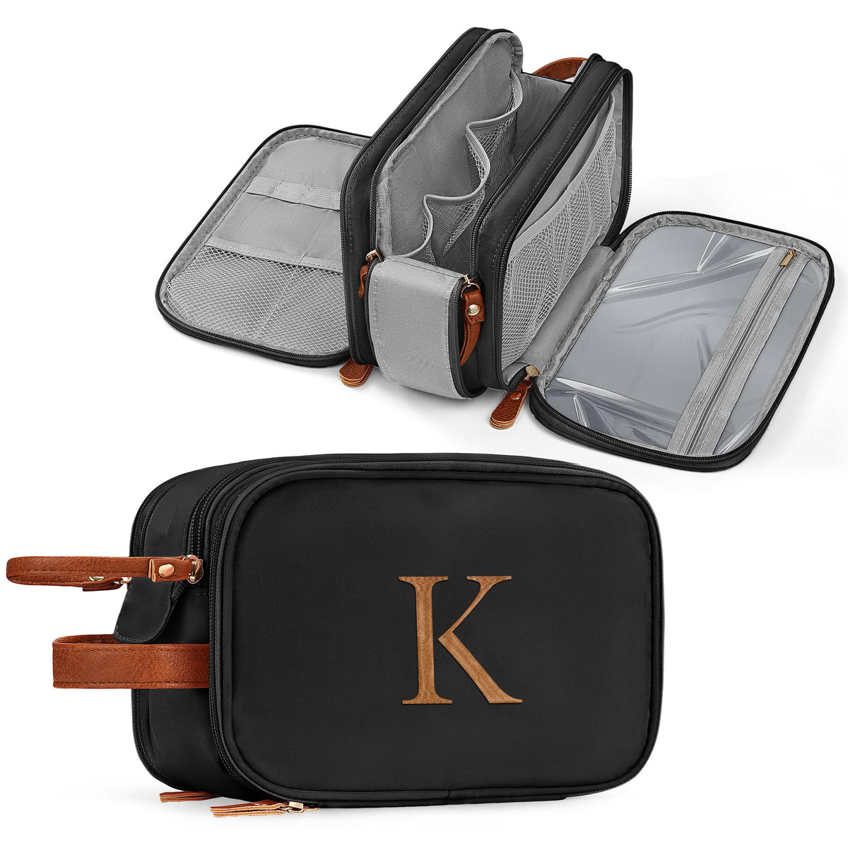 YOOLIFE neceser de viaje para hombre, exterior impermeable, ideal para salidas.