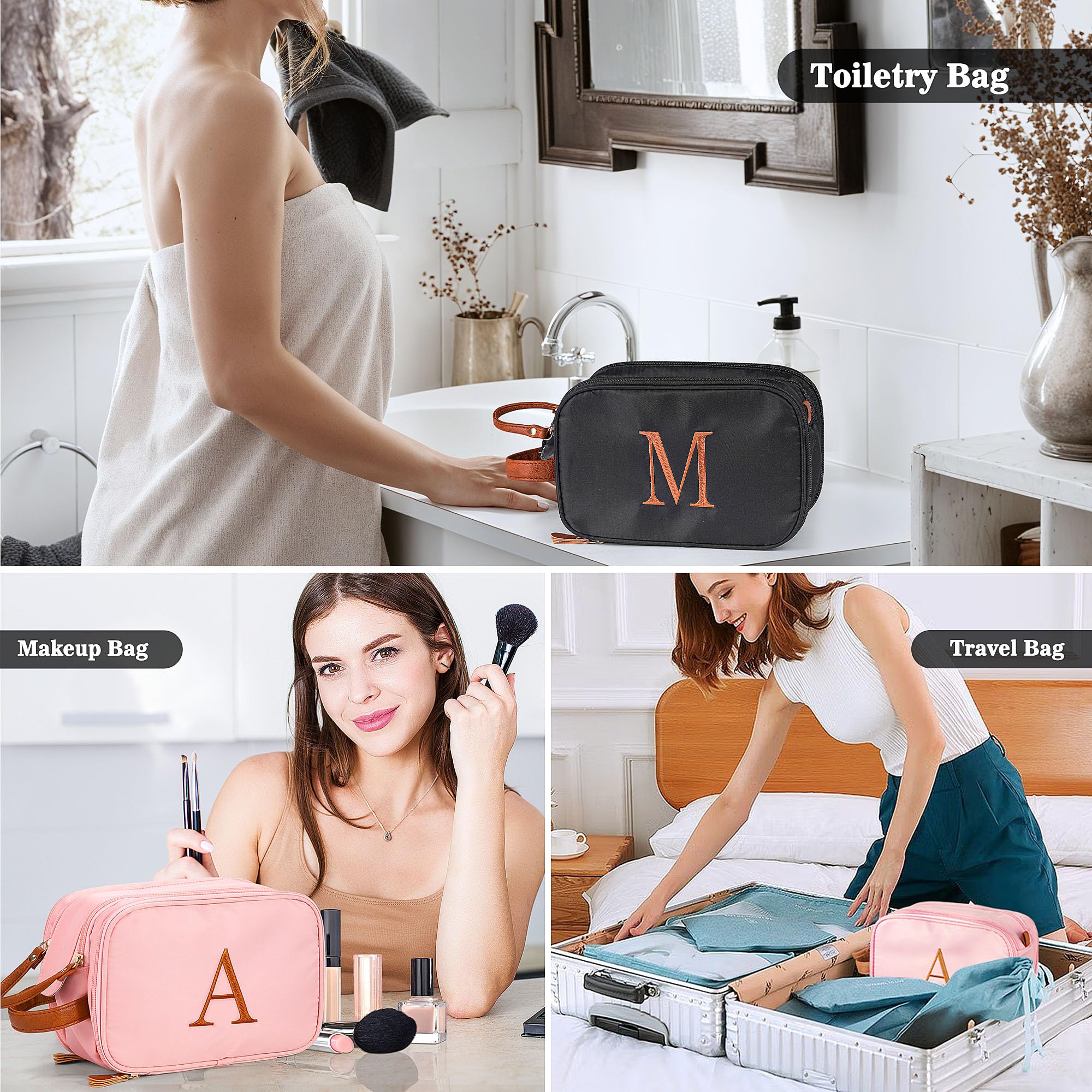 YOOLIFE neceser viaje, diseño compacto ideal para maleta y bolso.