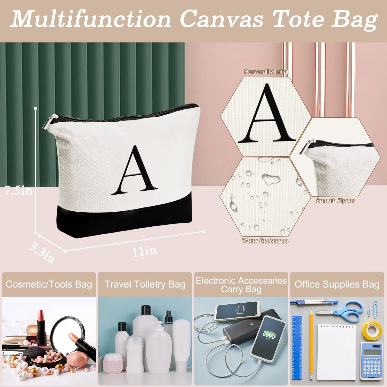 Tote de gran capacidad YOOLIFE mostrando espacio para ropa y laptop.