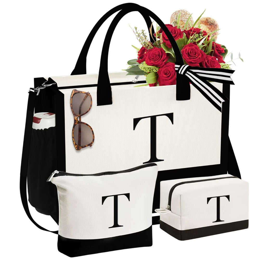 YOOLIFE bolso tote inicial, vista frontal, ideal para uso diario.