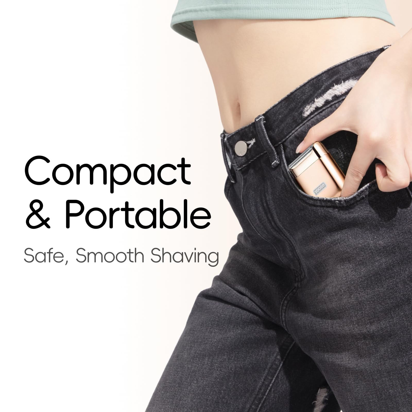 Yoose diseño impermeable IPX7 para uso en la ducha.