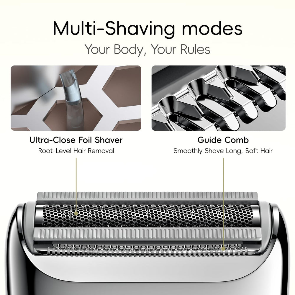Malla ultra fina 0,055 mm de Yoose para un afeitado suave.