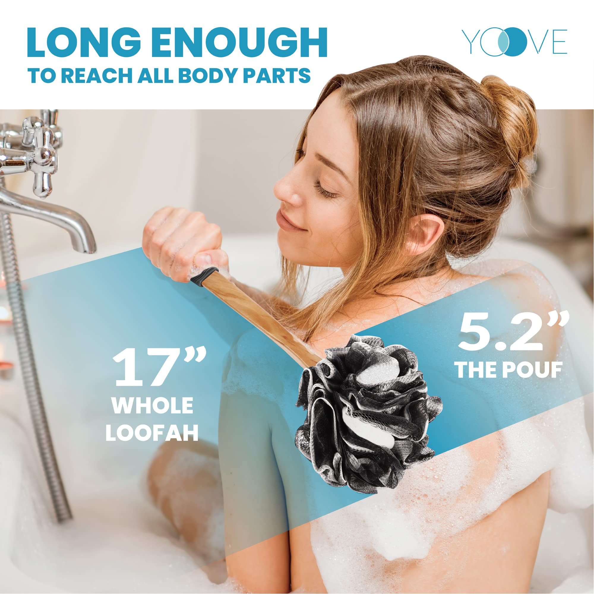 Gancho para ducha incluido de Yoove para colgar después de la duchas.