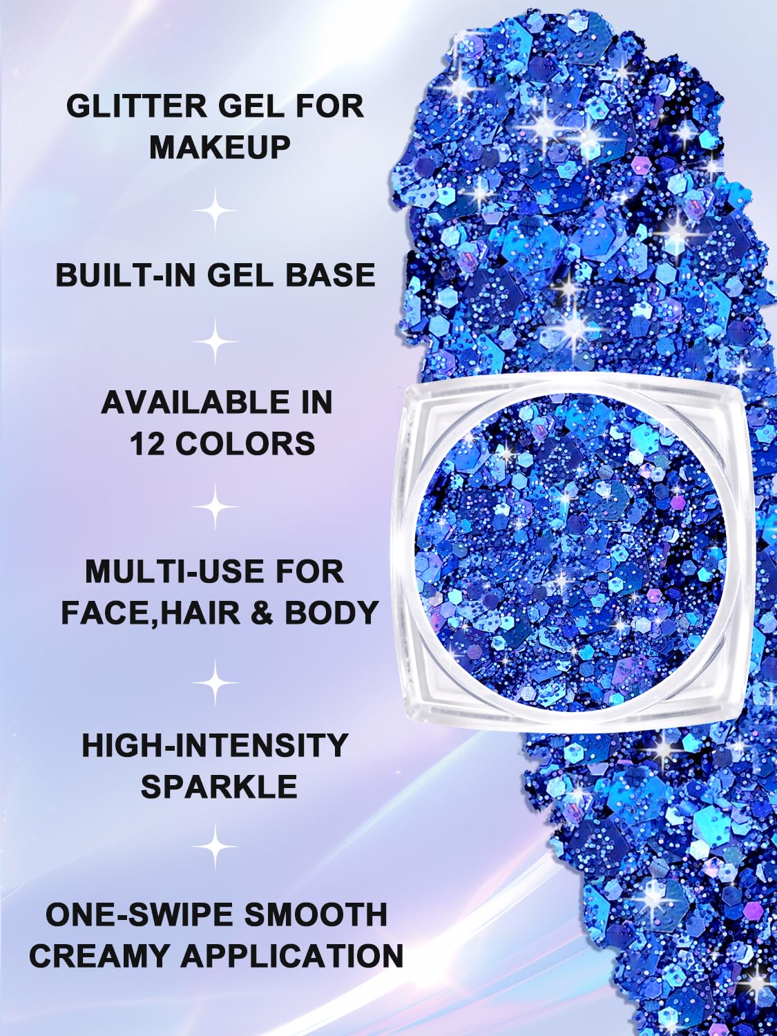 YOOVR look de fiesta para rostro, cabello y cuerpo.