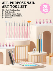 YOOVR soportes magnéticos para uñas permiten secado y exhibición ordenada.