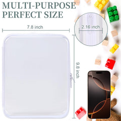YOPCDJ estuche transparente rígido, interior, organiza mini productos de cuidado personal