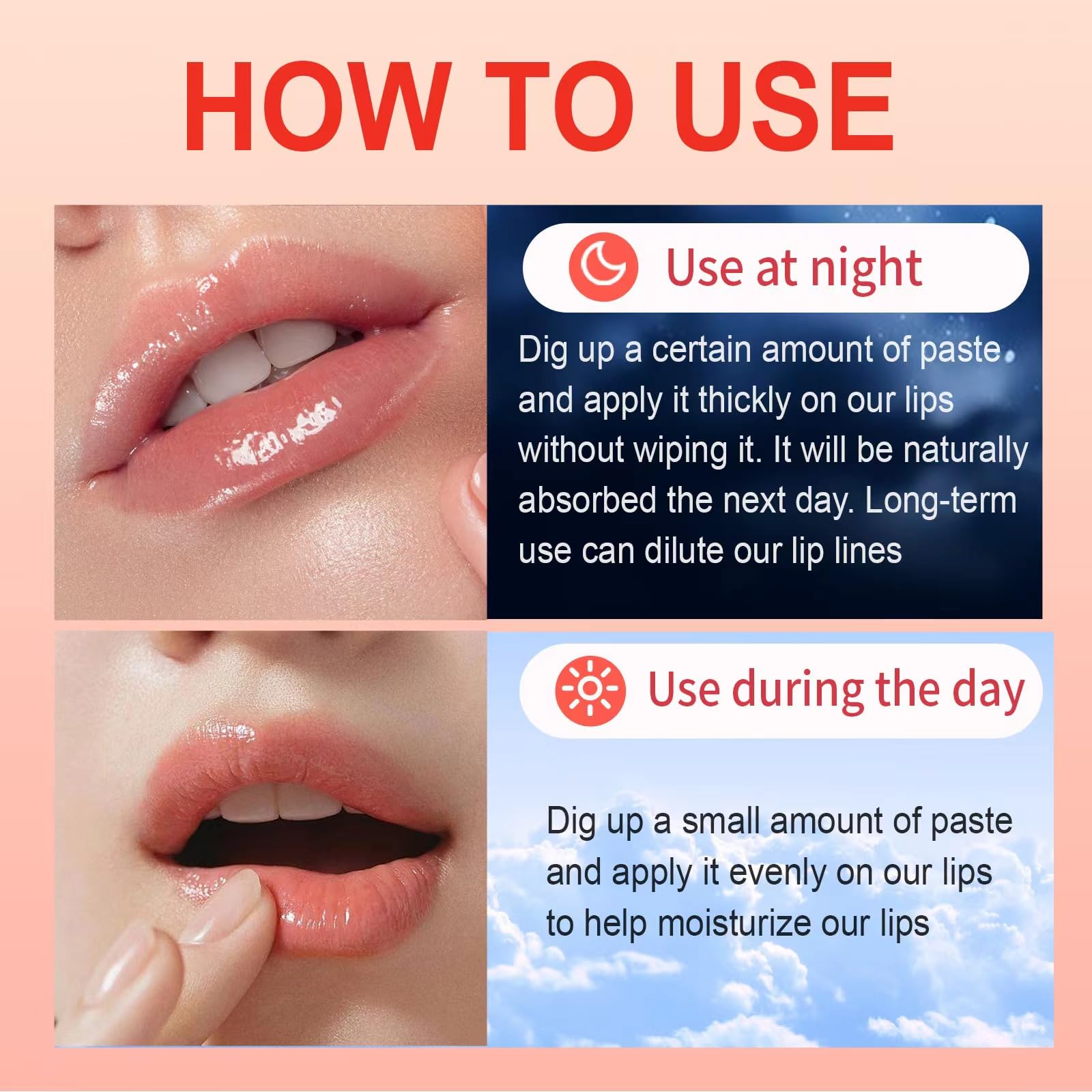 Mascarilla labial de arándano azul para un toque refrescante.