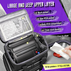YOREPEK bolsas removibles con divisiones ajustables para tintas y agujas