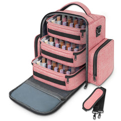YOREPEK organizador de esmaltes, vista general con capacidad para 72 botellas, ideal para ordenar en casa.