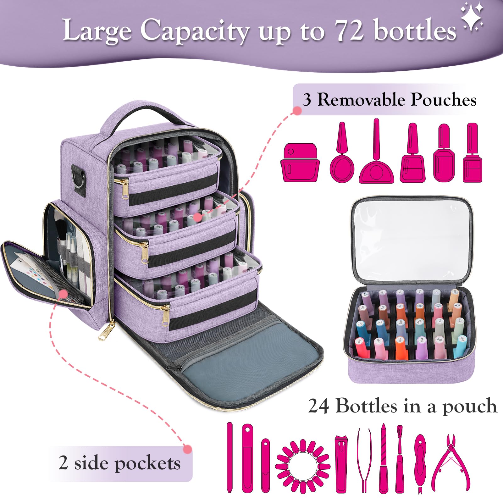 Rangeur YOREPEK emplacements pour bouteilles standard compatibles.