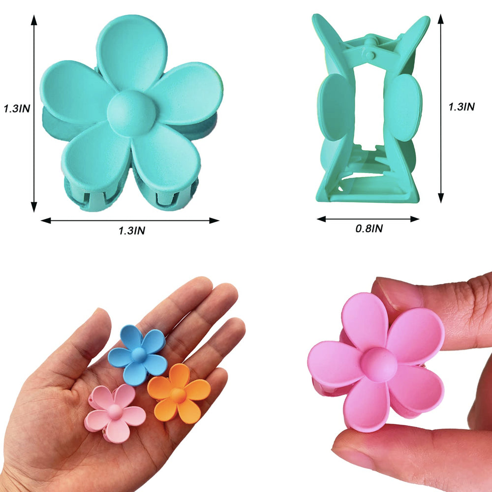 Pinza flor de YosaiHom colores variados para niñas