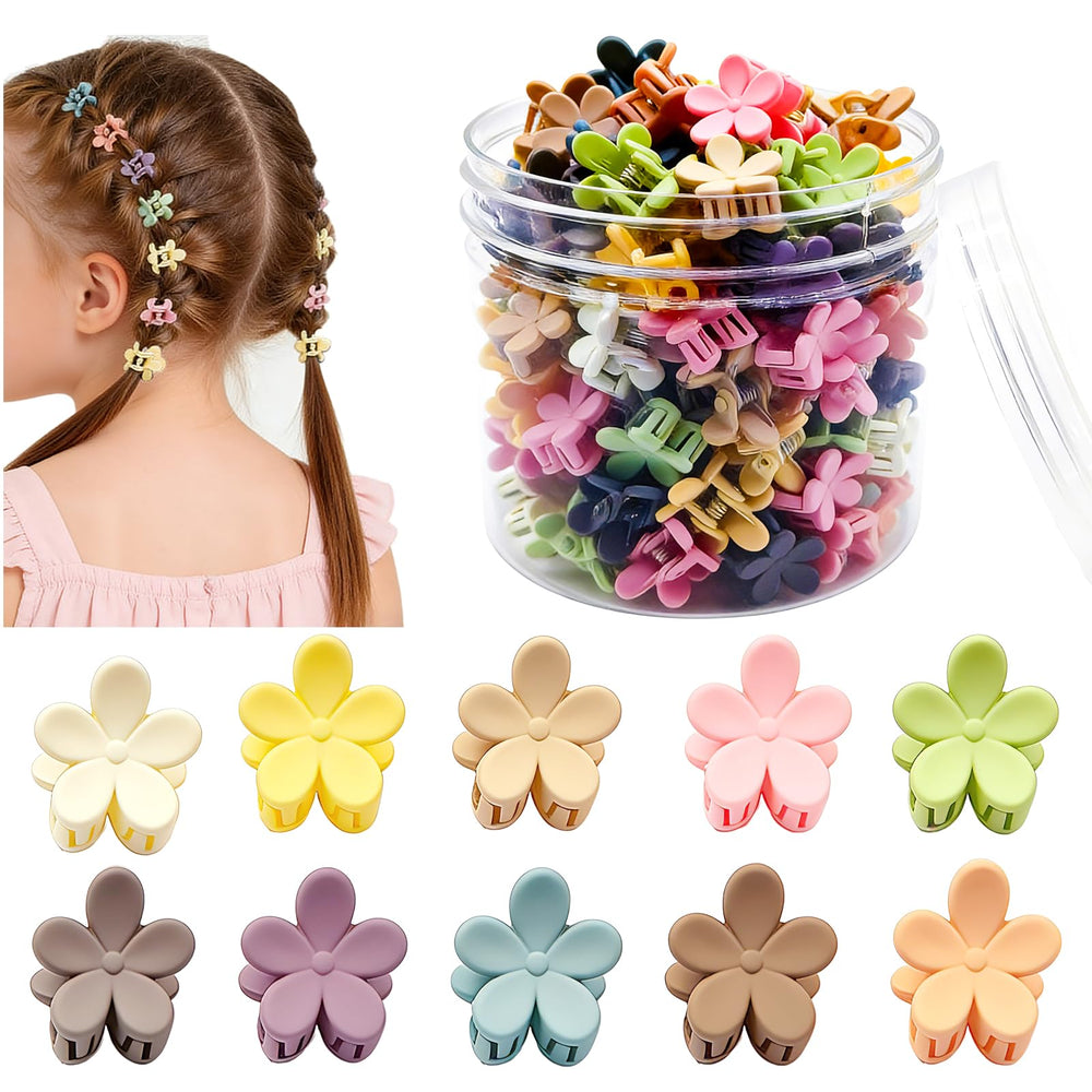 Prendedor flor mini de YosaiHom en colores brillantes para combinaciones coordinadas.