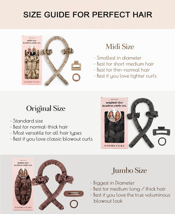 Rulos para cabello corto y medio, ideal para definir rizos con poco cabello.