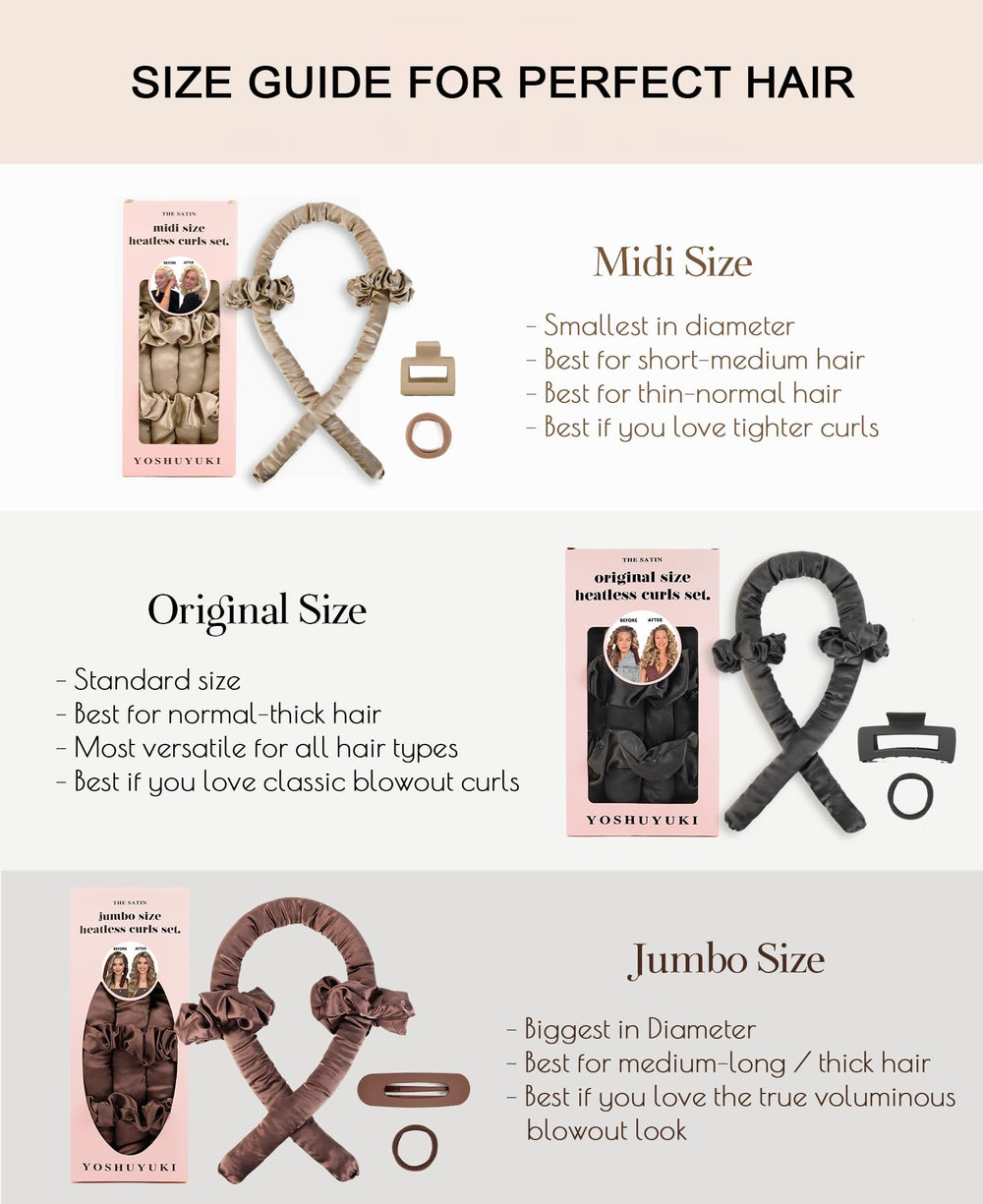 Rulos para cabello corto y medio, ideal para definir rizos con poco cabello.