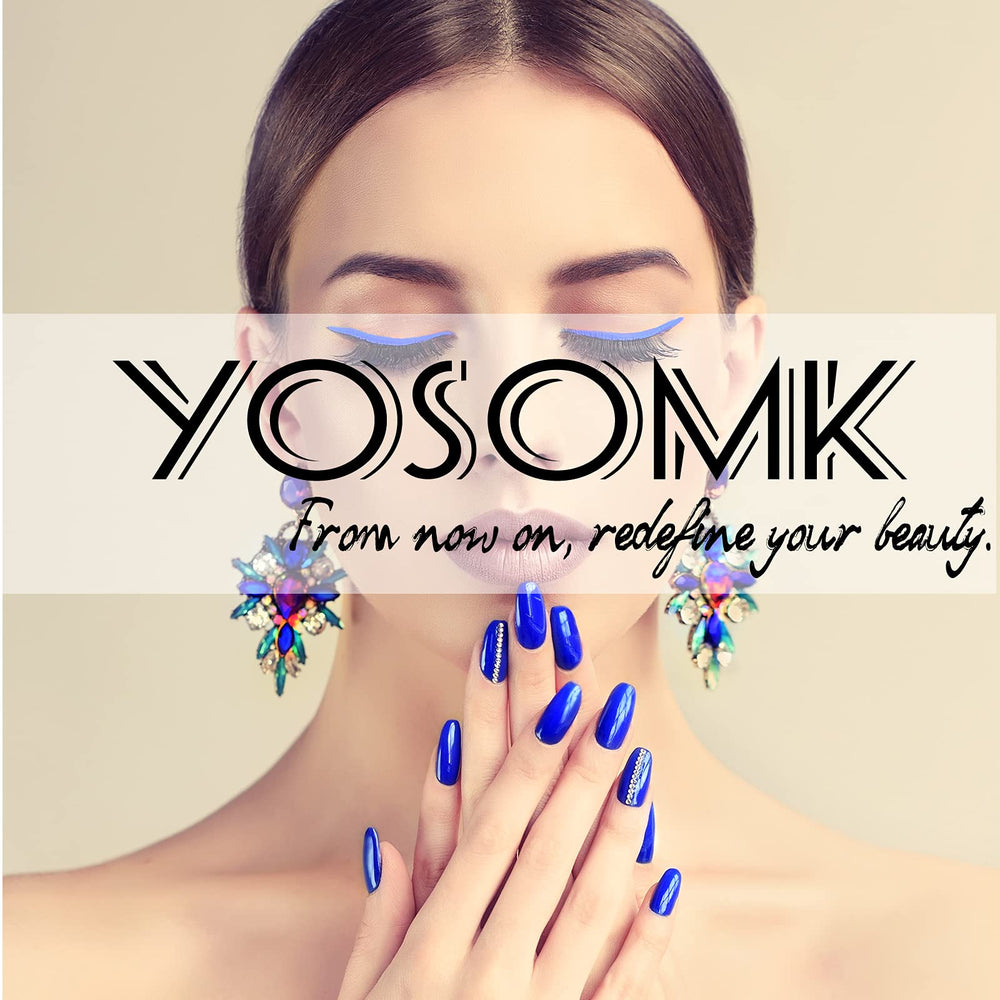 YOSOMK uñas almendra ombre rosa blanco, look moderno
