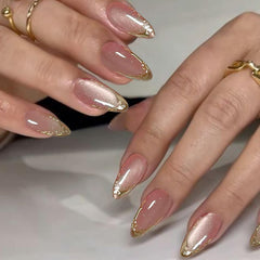 Uñas YOSOMMK con efecto ojo de gato brillante para estilo glam