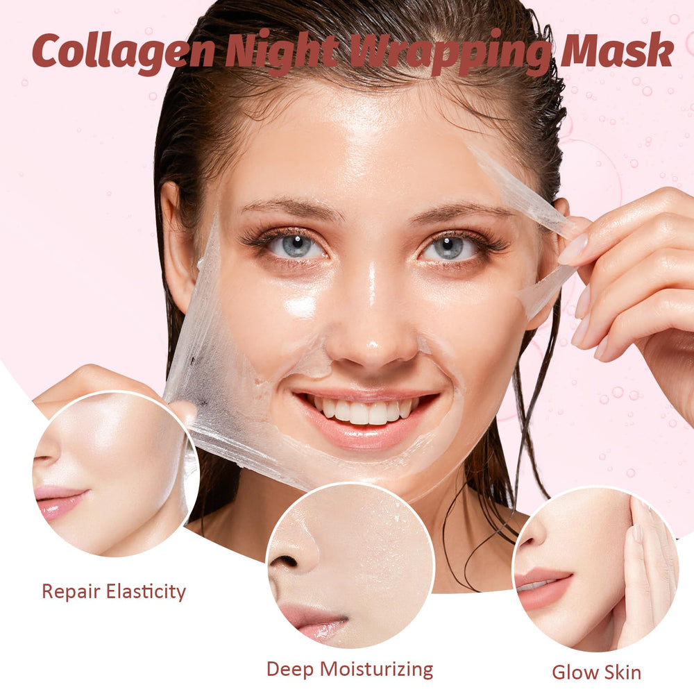 YOTOCK Mascara Noche Aplicación Brocha Silicona facilita capa uniforme para absorción