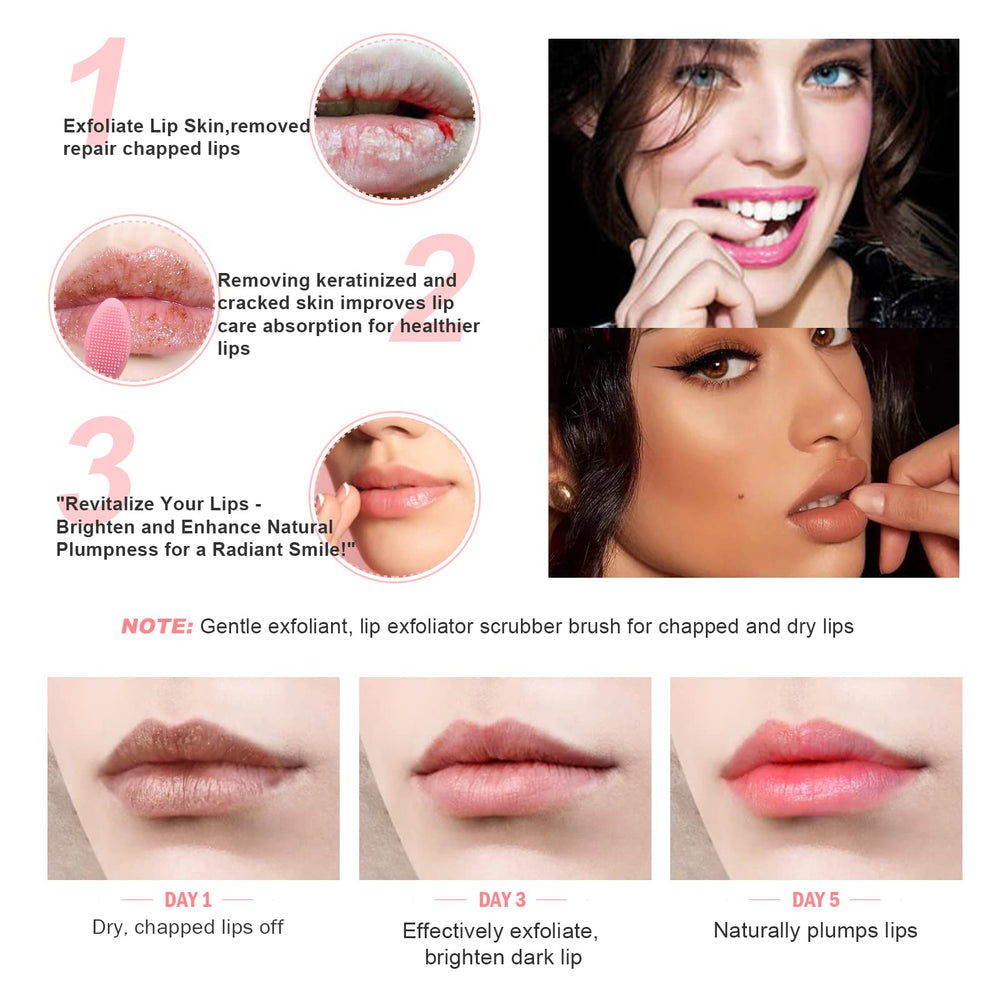 YOUKOOL silicona suave para exfoliar labios sin irritación.